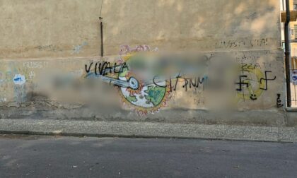 I Vandali Imbrattano Il Muro Della Scuola Con Bestemmie Insulti E