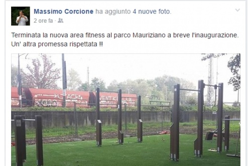 La nuova area sport al Mauriziano