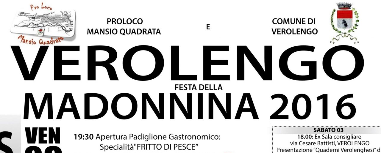 Verolengo in festa per la Madonnina