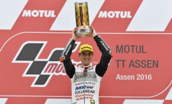 Il chivassese Pecco stravince in Moto 3 a Sepang