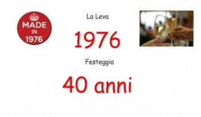 La leva del 1976 di Crescentino prepara la festa