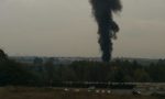 Tra Venaria e Torino colonna di fumo e odore in tangenziale