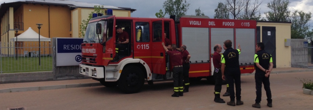 Incendio in una palazzina di Venaria: evacuate cinque famiglie