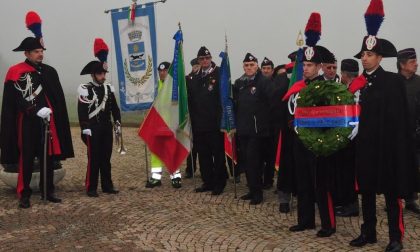 Cerimonia in ricordo dei carabinieri morti in elicottero