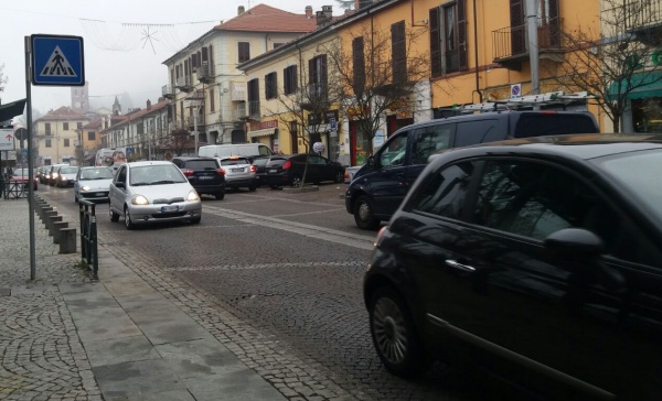 San Mauro, centro città intasato a causa del tunnel chiuso