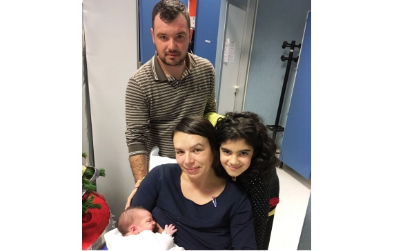 Si chiama Andrei, il primo nato del 2017 all’ospedale Maria Vittoria