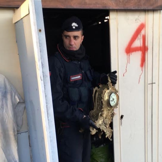 Blitz nel campo nomadi, recuperata refurtiva