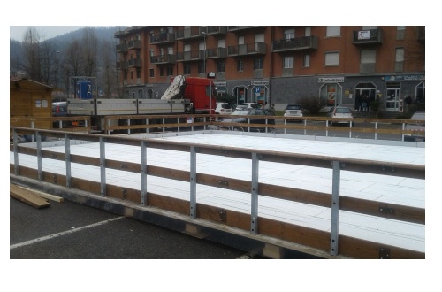 San Mauro, quasi pronta la pista da pattinaggio