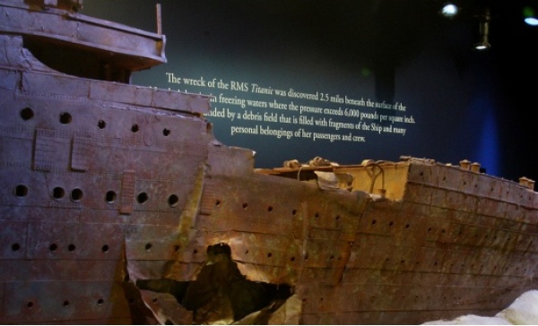 A Torino i resti del Titanic, pochi giorni all’apertura
