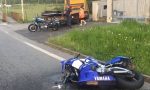 Incidente frontale tra due moto, feriti due centauri