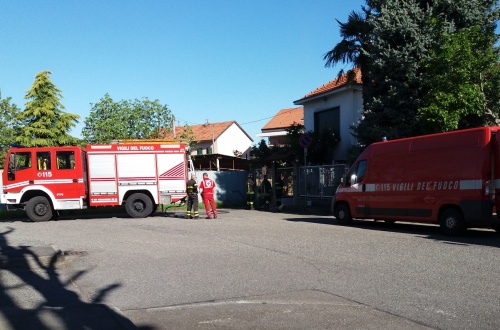 San Mauro, principio di incendio in un’abitazione in via Curtatone