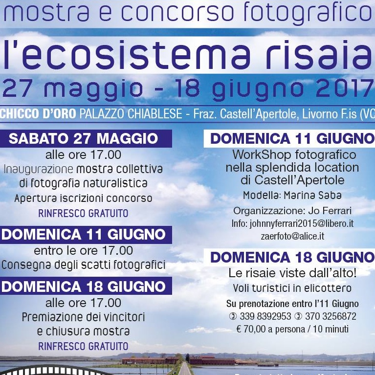 Al via il concorso fotografico a Castell’Apertole di Livorno Ferraris