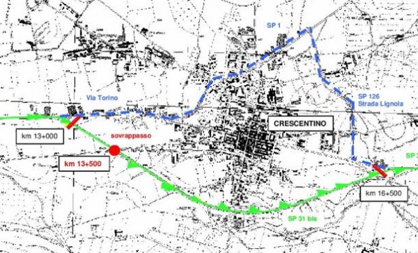 Crescentino, controllo del ponte: chiusa la provinciale e la strada dei Galli