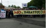 Manifestanti contro il Barattolo