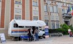 Settimo, il camper del Fisco in piazza della Libertà