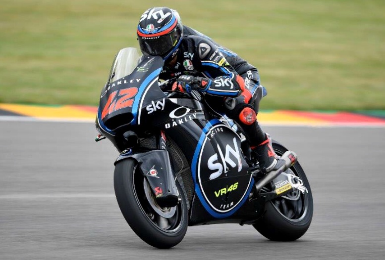 Moto2, Pecco Bagnaia arriva terzo al traguardo
