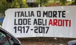 A Crescentino uno striscione di Casa Pound