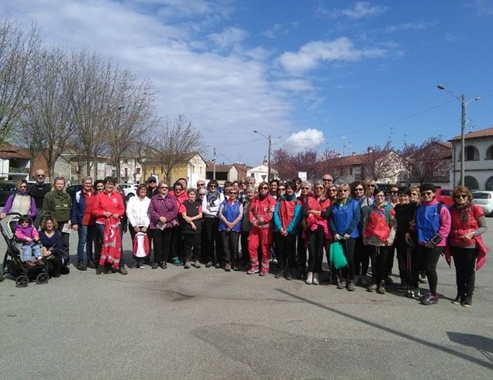 Camminata in notturna con la Croce Rossa