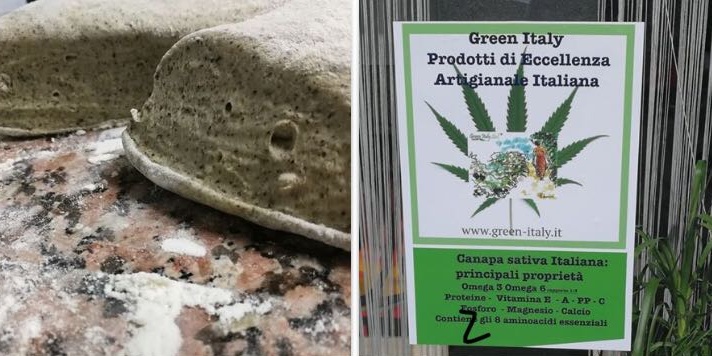 A Rivarolo la pizza di canapa