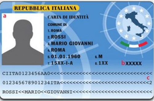Carta d’identità elettronica da lunedì
