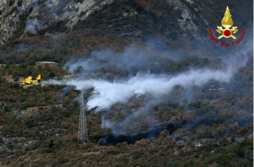 Rischio incendi, stato di massima pericolosità su tutta la Regione Piemonte