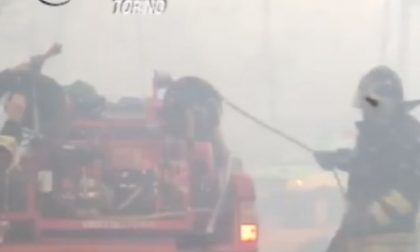 Incendio in Val di Susa, anziana salvata dalle fiamme