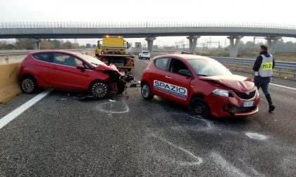 Chivasso, incidente sull'autostrada Torino-Milano