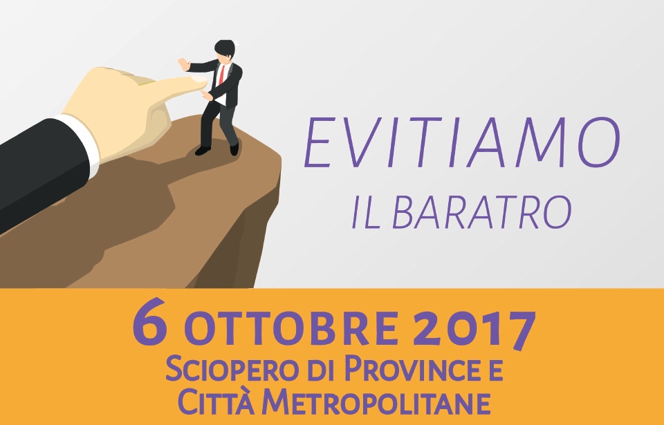 Province e Città Metropolitana in sciopero