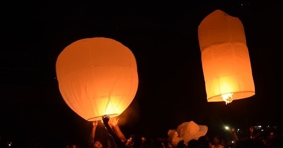 Una lanterna in cielo per ricordare Dimino