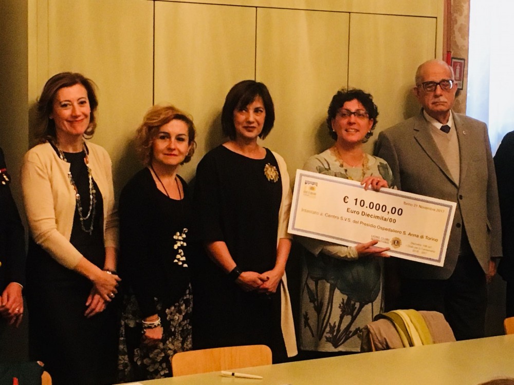 Centro Soccorso Violenza Sessuale donati 10mila euro
