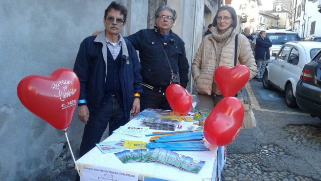 L'associazione vittime della strada presenti al funerale della piccola Beatrice Montrucchio