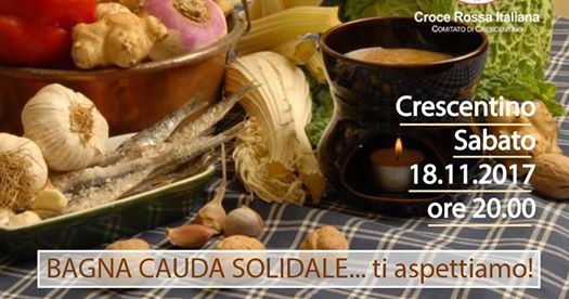 Bagna Cauda cena a favore della Croce Rossa