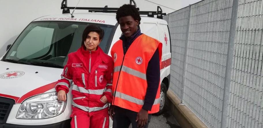 Profugo diventa volontario Croce Rossa