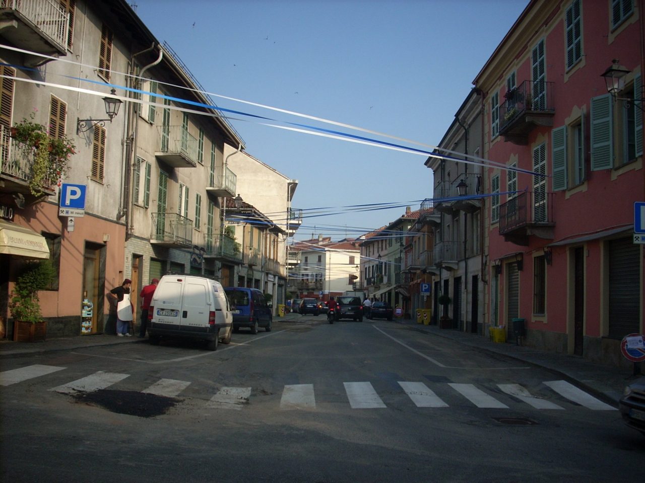 Divieto di sosta per pulire la strada