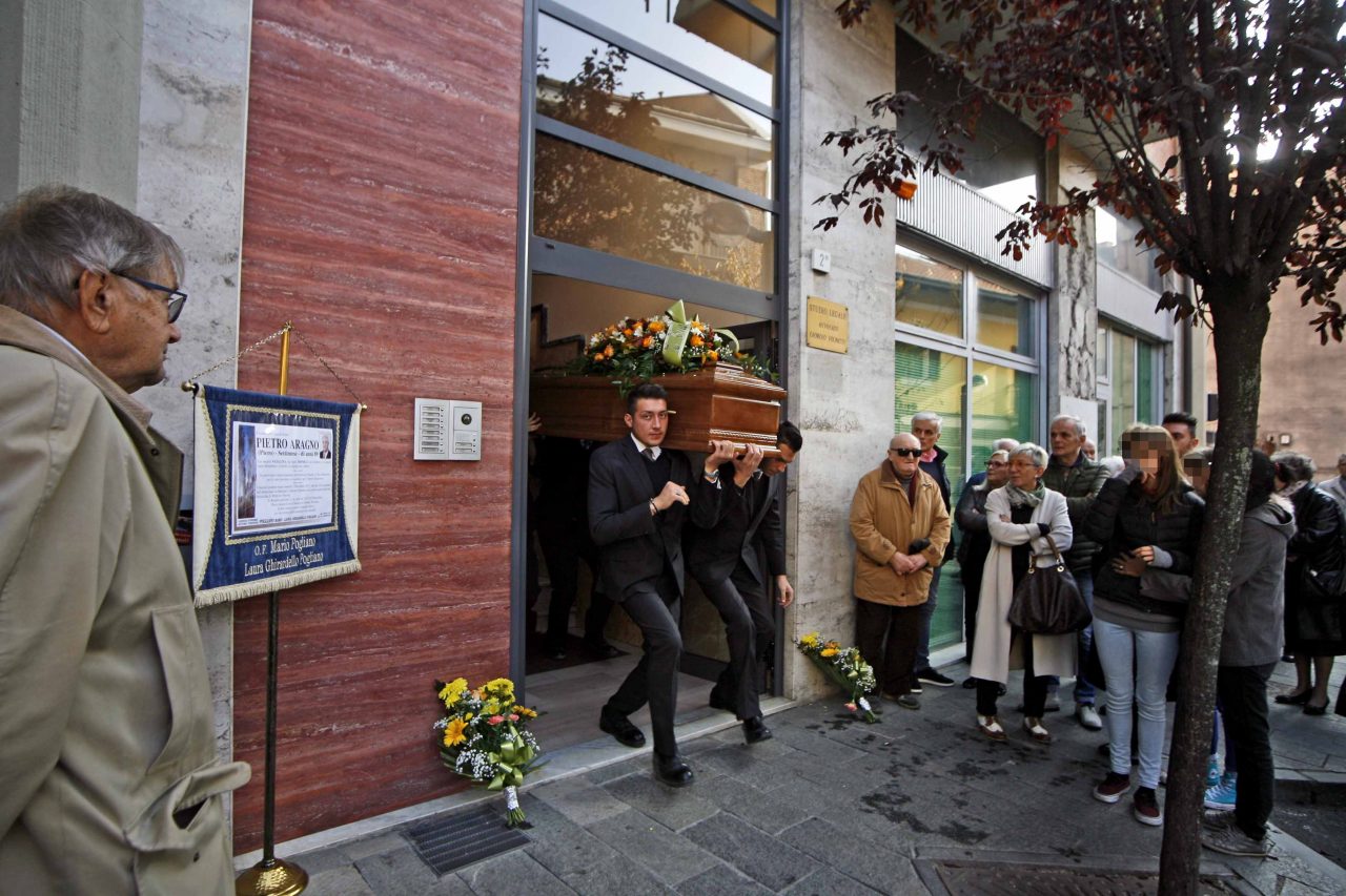 funerali, Pietro Aragno, Piero Aragno, San Pietro in Vincoli, Settimo Torinese
