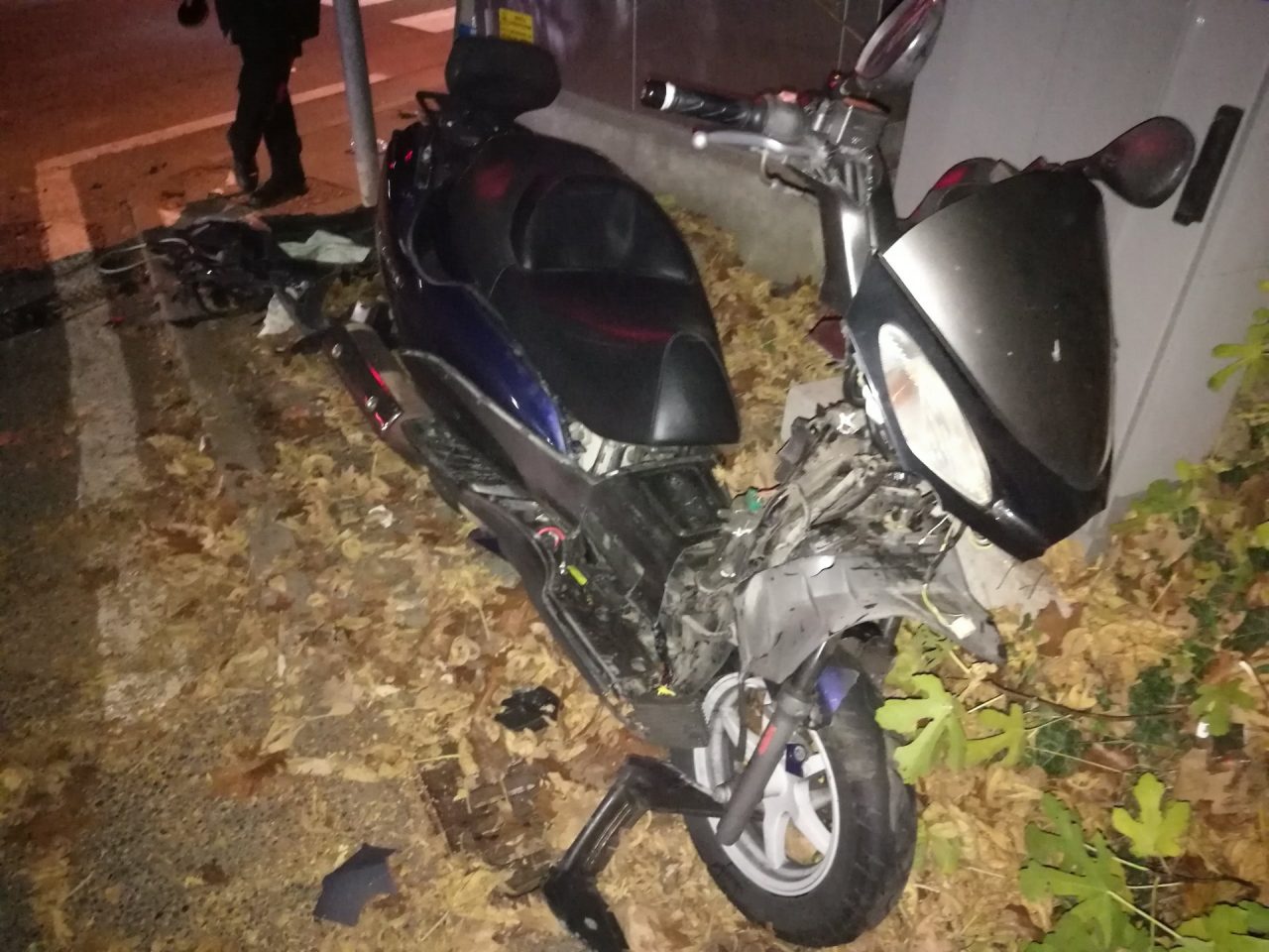 Schianto auto scooter
