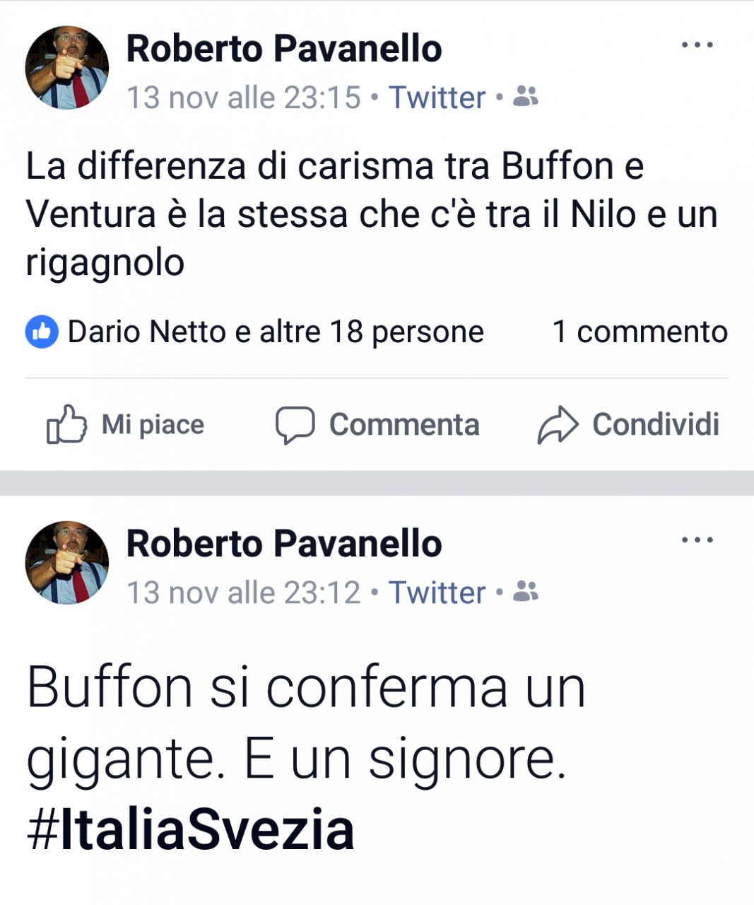 Italia fuori dai mondiali la delusione