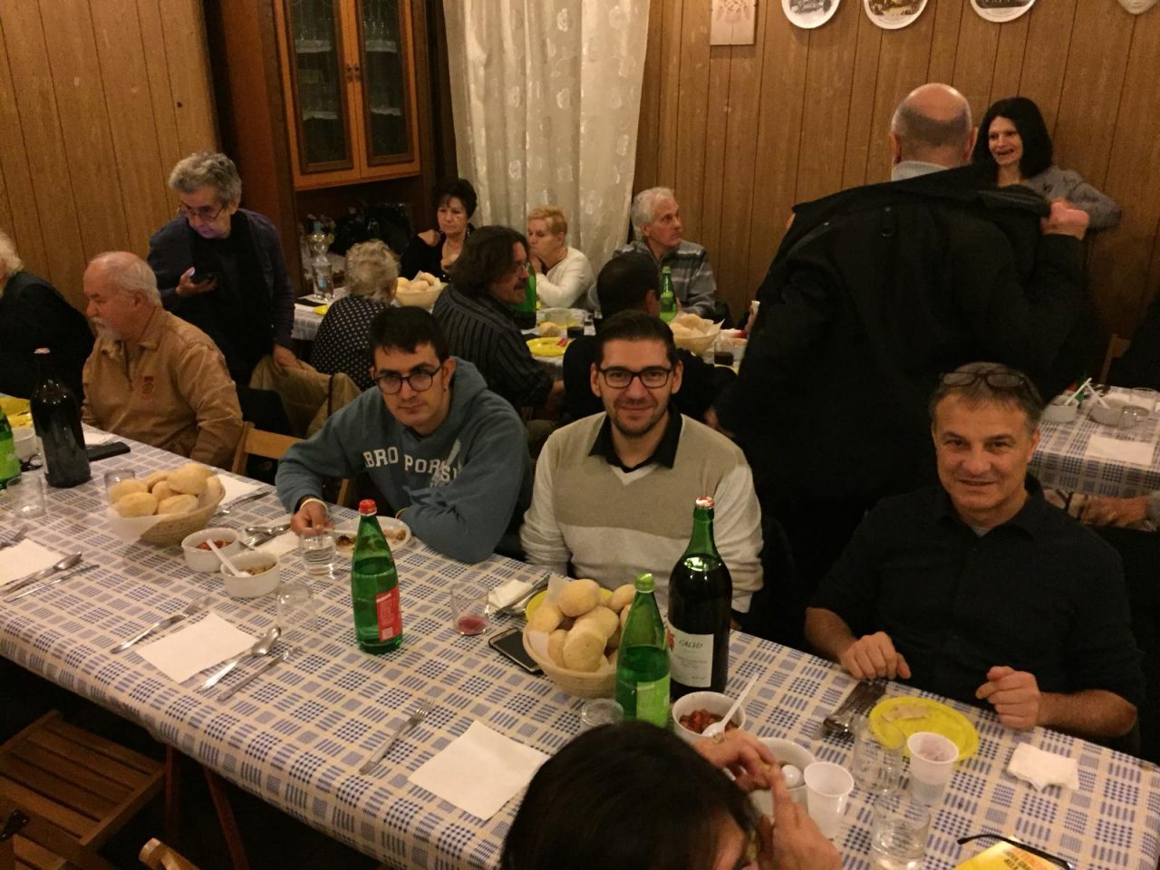 Cena ambientalista in frazione Pogliani