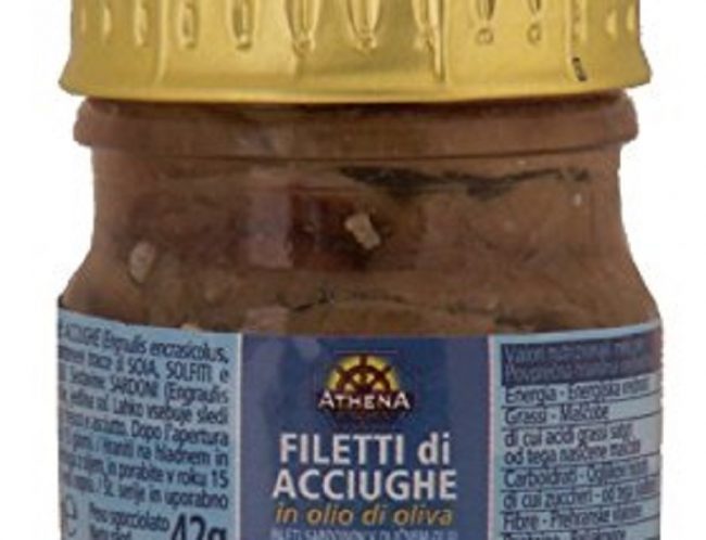 Acciughe contaminate ritirate dalla vendita