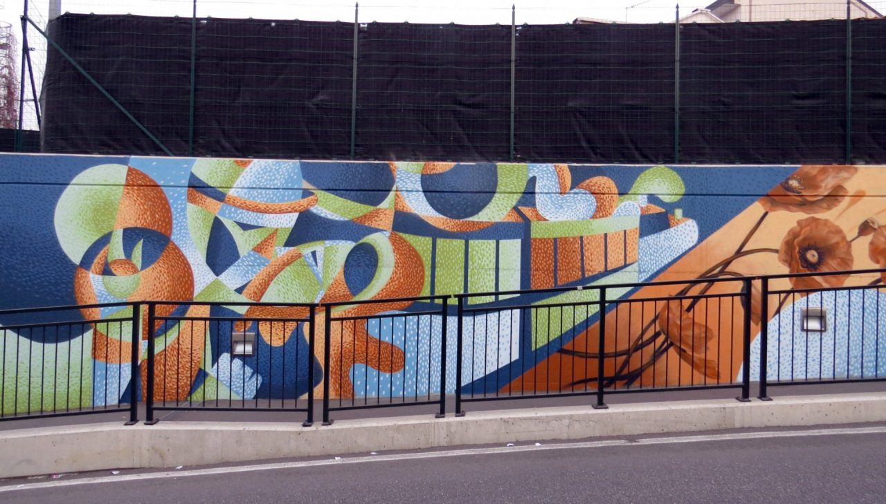 Murales completato nel sottopasso