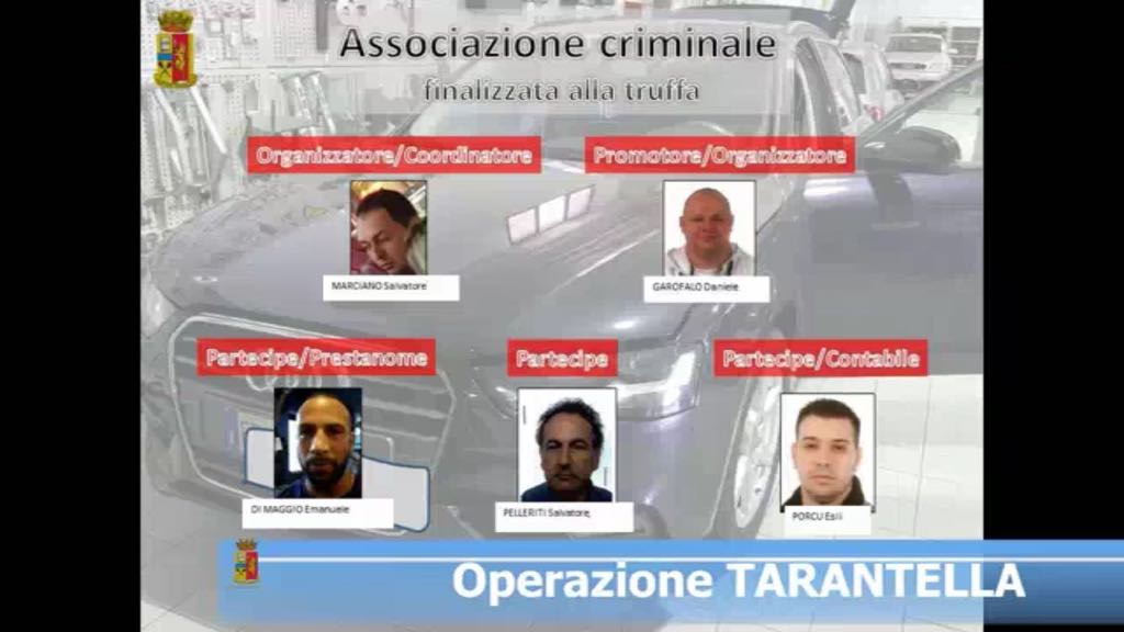 Truffa e riciclaggio veicoli 11 arrestati IL VIDEO