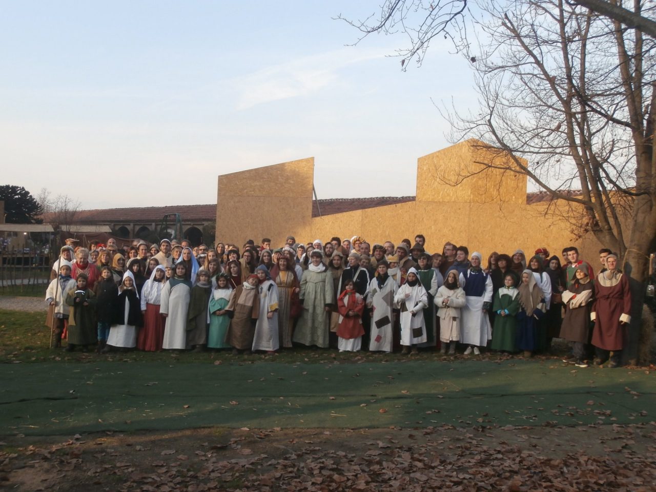 Presepe vivente lavori in corso