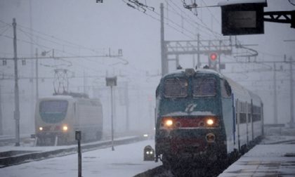 Nevica treni in ritardo