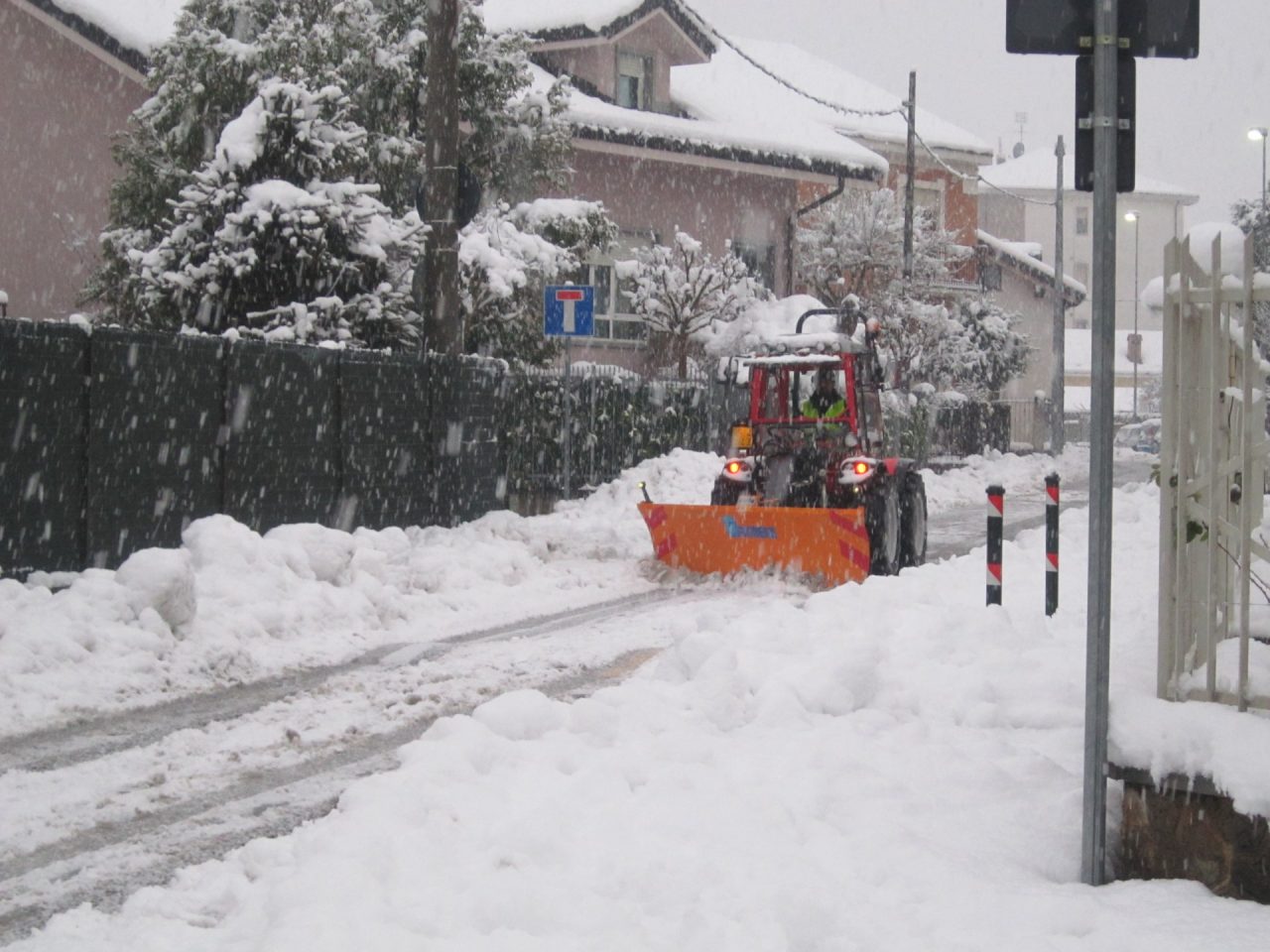 Sgombero neve il piano d’intervento