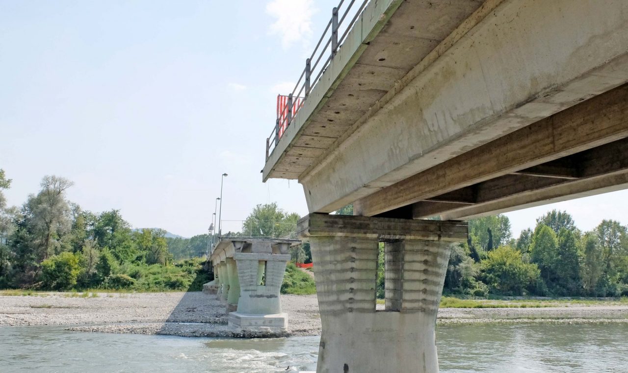 Ponte sul Po lo sfogo di Città Metropolitana