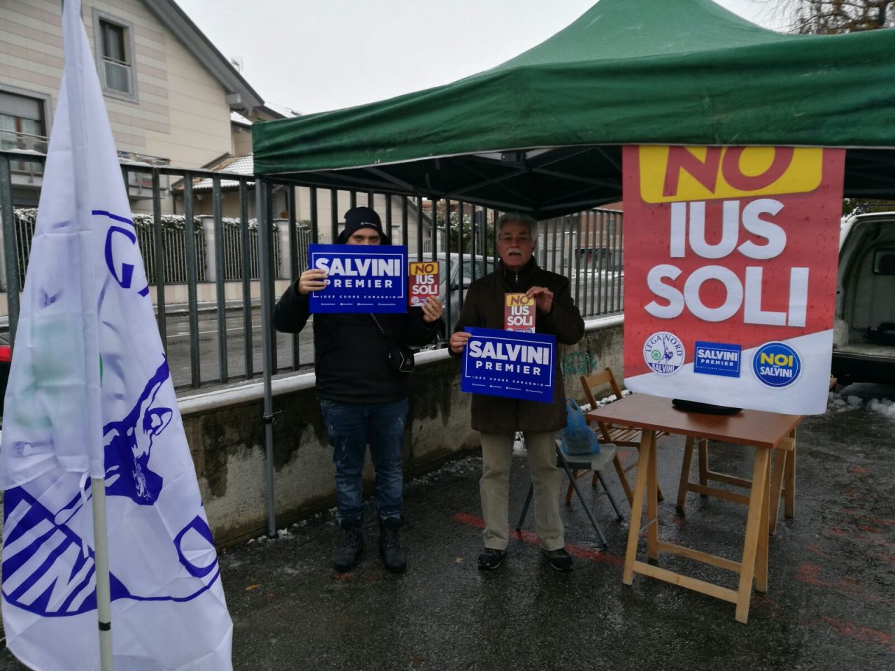 Lega Nord in piazza per dire no Ius Soli