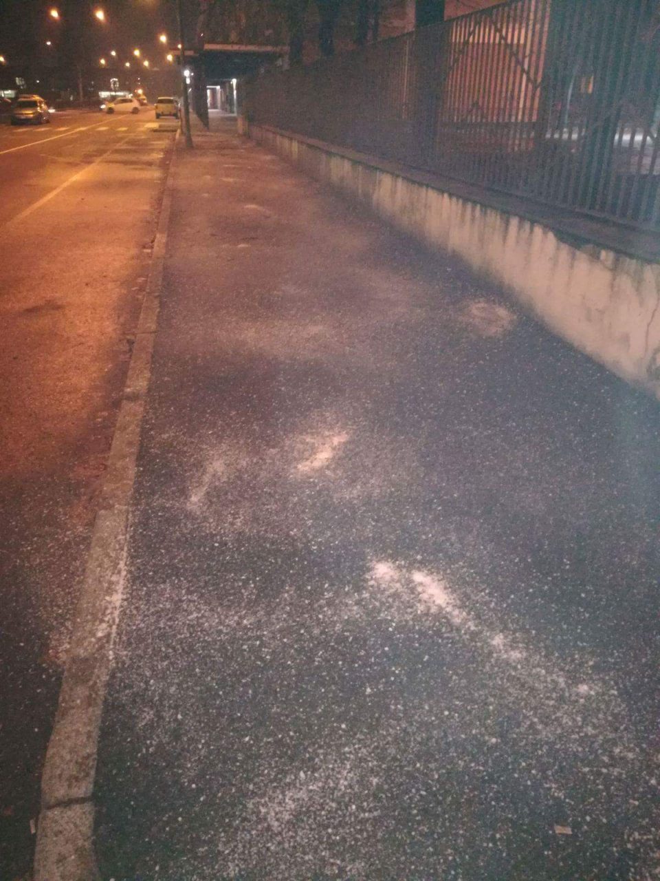 Strade gelate