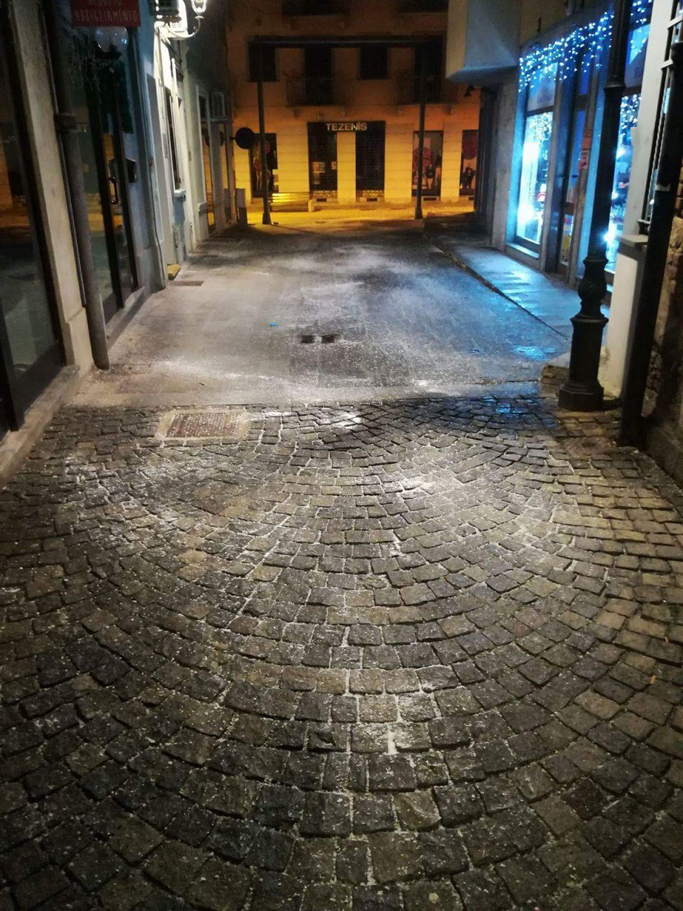 Strade gelate