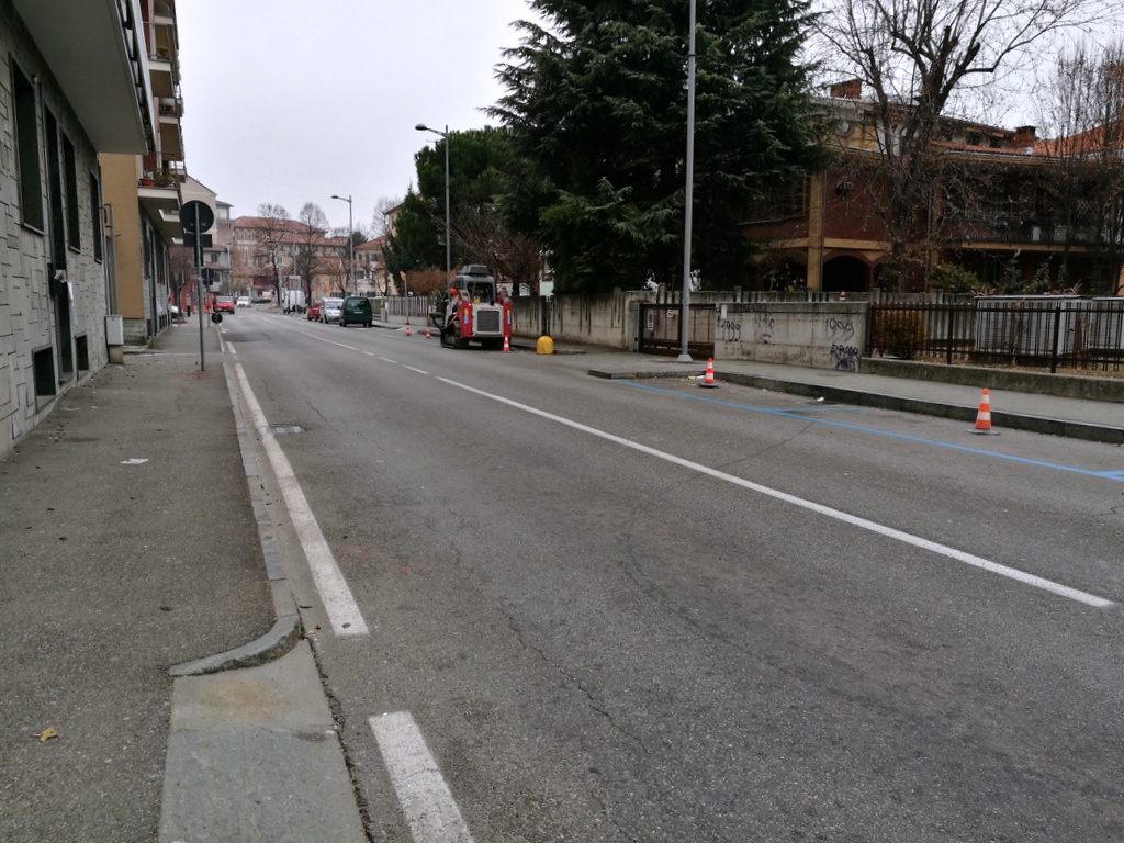 Cantiere in corso per la fibra