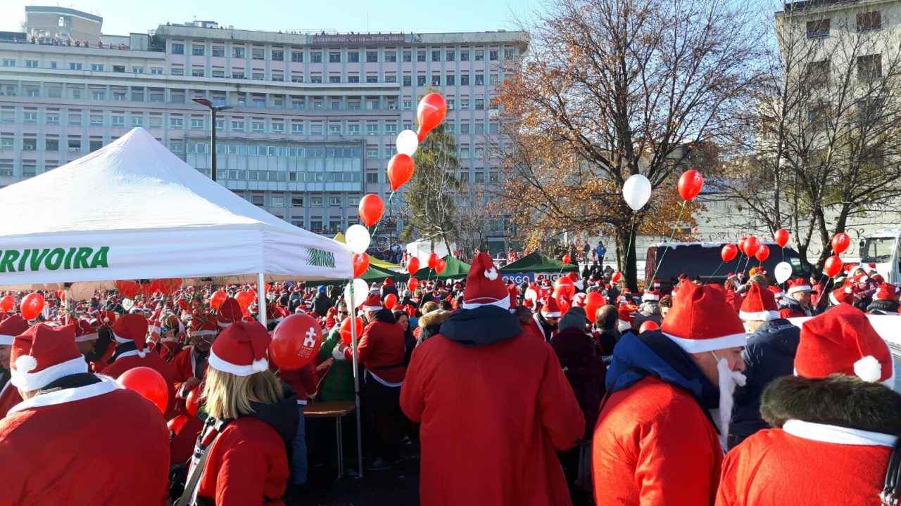 Babbi Natale al Regina Margherita LE FOTO